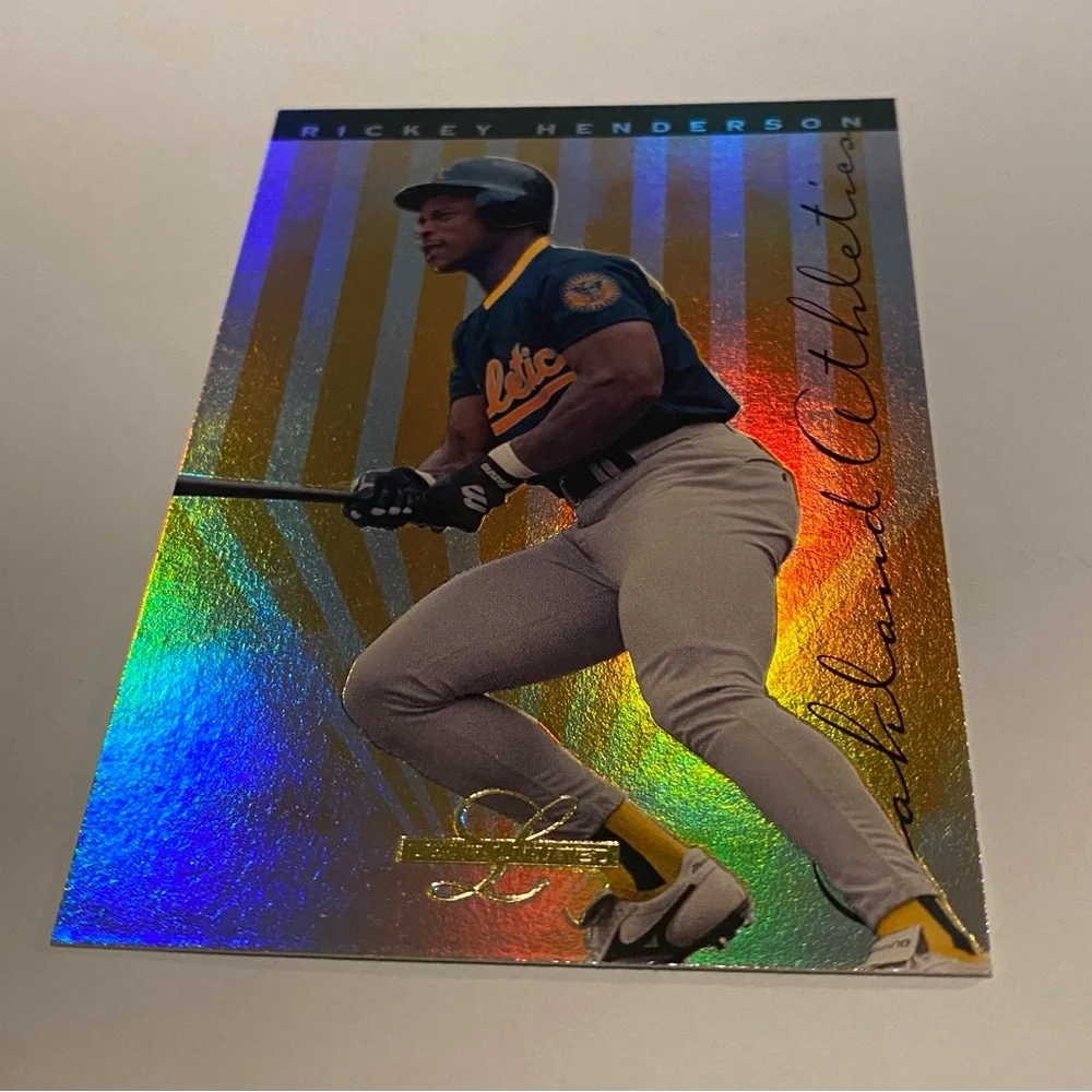 Rickey Henderson 1995 Leaf Limited Baseball Card # 29 Vintage Collectible